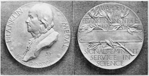 PSM V85 D622 The franklin medal