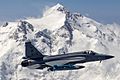 Pakistan Air Force JF-17 Thunder flies in front of the 26,660 ft high Nanga Parbat