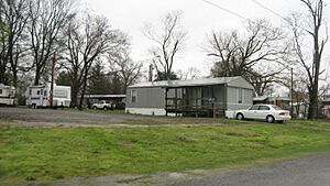 Peeples Houses site in Old Shawneetown