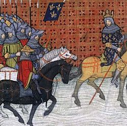 Philip II crossing the Loire