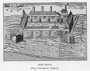 Port Royal, Nova Scotia - circa 1612 - Project Gutenberg etext 20110