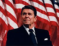 President Reagan speaking in Minneapolis 1982