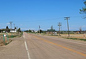 Prospect Valley, looking west along State Highway 52.