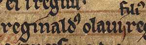 Rǫgnvaldr Óláfsson (British Library Cotton MS Julius A VII, folio 47r).jpg