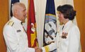 RADM Kathleen L. Martin becomes the first Navy Nurse Corps Deputy Surgeon General of the Navy in 2002