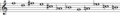 Retrograde inversion tone row