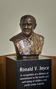 Ron Joyce Bronze Sculpture at McMaster Children's Hospital