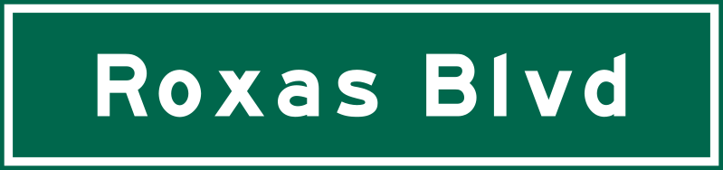 Roxas Boulevard sign (1)