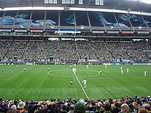 Seattle Sounders v Red Bull New York kick off