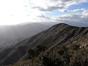 Sierra Mijas - view west from Pico Mijas