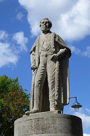 Statue of Richard Andrews in Southampton's East Park