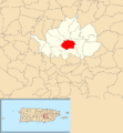 Sud, Cidra, Puerto Rico locator map