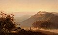 Sunset on the Hudson-Charles H Chapin