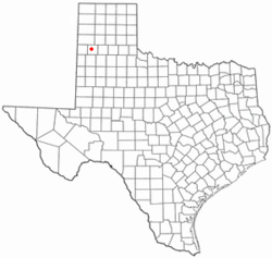 Location within Castro County and Texas