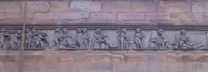 The frieze of the Leith Corn Exchange  3 - geograph.org.uk - 542032