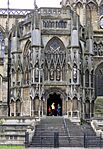 The outer north porch (c.1325) of St Mary Redcliffe, Bristol, England