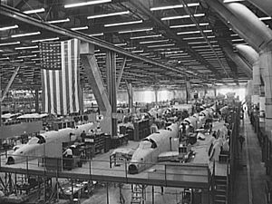 Ventura bombers production line