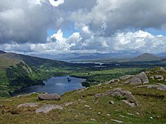 View of Glanmore Lake from Healy Pass - geograph.org.uk - 499060