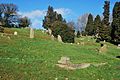 View of Monmouth Cemetery from lower Road