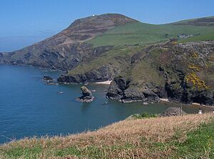 View over Llangranog - geograph.org.uk - 486935