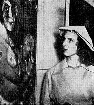 Wendy Solling at French Painting Today, Sydney 1953.JPG