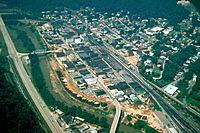 Williamson West Virginia aerial view