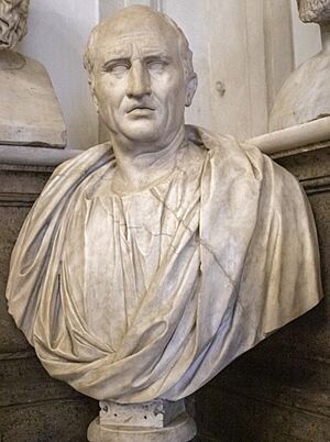 "Portrait of Cicero" at The Capitoline Museum - Front