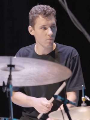 Alexander Sowinski playing drums