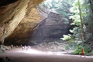 Ash Cave complex in Hocking Hills State Park