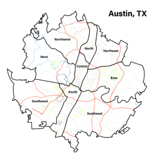 Austin neighborhood areas