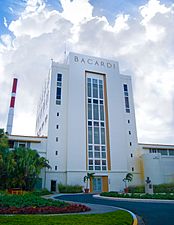 Bacardi building in Cataño, Puerto Rico