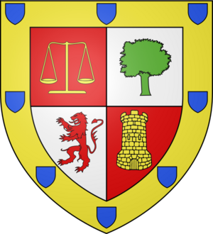 Blason ville fr Aubenas (Ardèche)