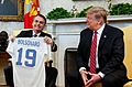 Bolsonaro with US President Donald Trump in White House, 19 March 2019