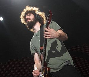 Brad Delson playing at Smirnoff Music Centre