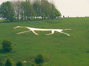Broad Hinton White Horse, Hackpen Hill - geograph.org.uk - 415006