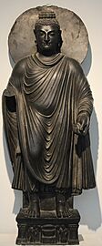 Buddha, 1st century CE Kushana artefacts National Museum, New Delhi 01