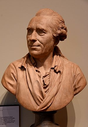 Bust of Michel-Jean Sedaine, 1775 CE. From Paris, France. By Augustin Pajou. The Victoria and Albert Museum, London