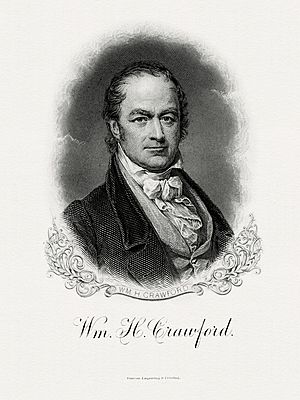 CRAWFORD, William H-Treasury (BEP engraved portrait)
