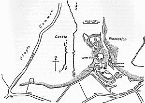 Castle Neroche Somerset Map