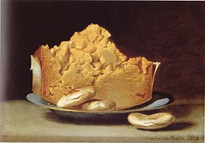 Cheese with three crackers raphaelle peale
