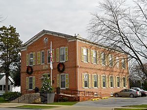 Former school and Town Hall on Clinton Street