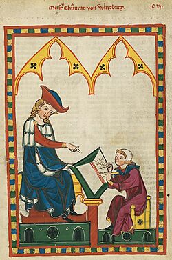 Codex Manesse Konrad von Würzburg
