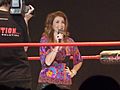 Dixie Carter on the mic