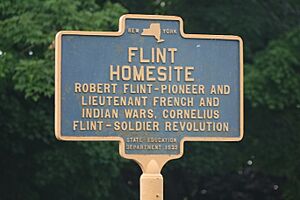 Flint Homesite Historic Marker, 1461 Sprout Brook Rd. Canajoharie, New York