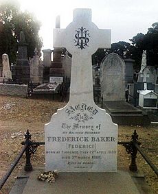 Frederick Federici Baker grave