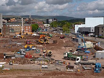 Friars Walk development, Newport - geograph.org.uk - 3975496
