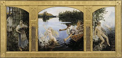Gallen Kallela The Aino Triptych