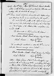 George Washington Nicholas Gilman order