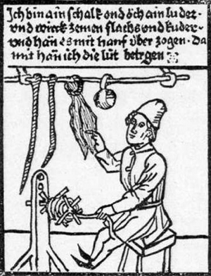 German Ropemaker, around 1460-1480