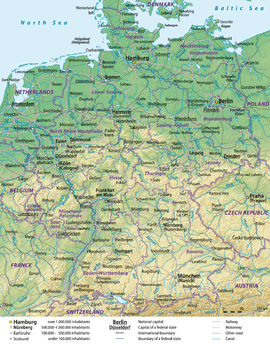 Germany general map